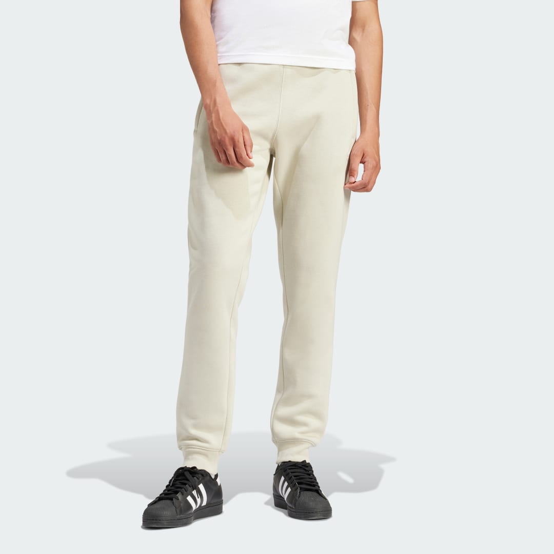 Спортни панталони adidas Originals Trefoil Essentials Sweatpants Бежово | IR7800, 0