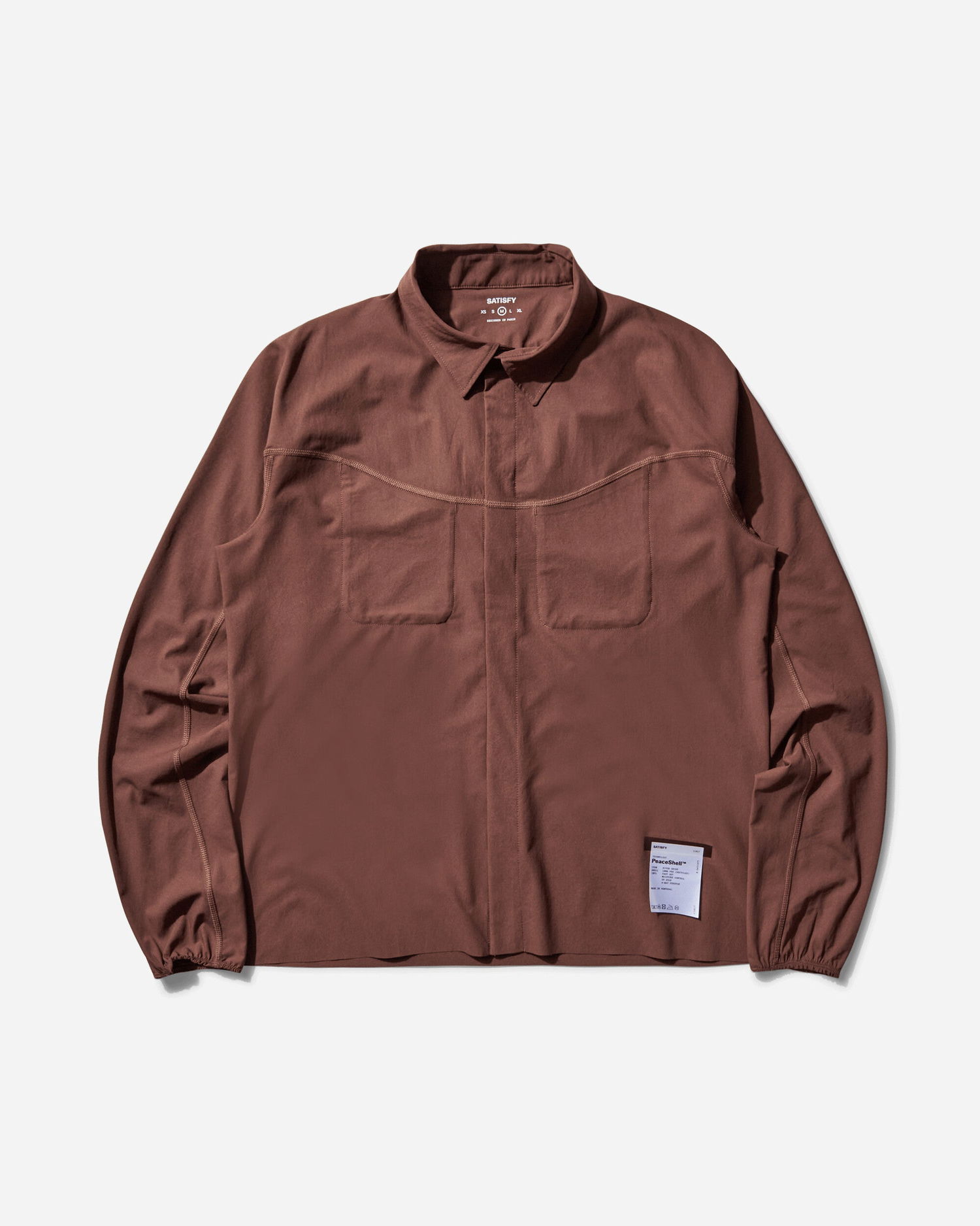 Риза Satisfy PeaceShell River Shirt Кафяво | 11017 90900, 1