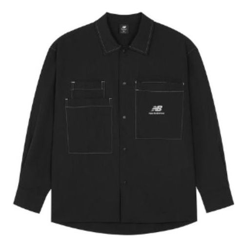 Риза New Balance Logo Classic Shirt Черно | AMJ23303-BK