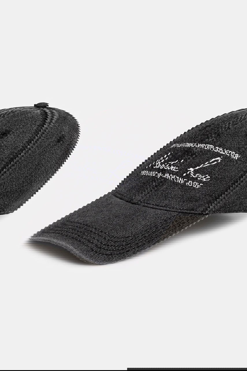 Шапка с козирка Martine Rose Martine Rose Signature Baseball Cap Черно | 1134WP14002, 0