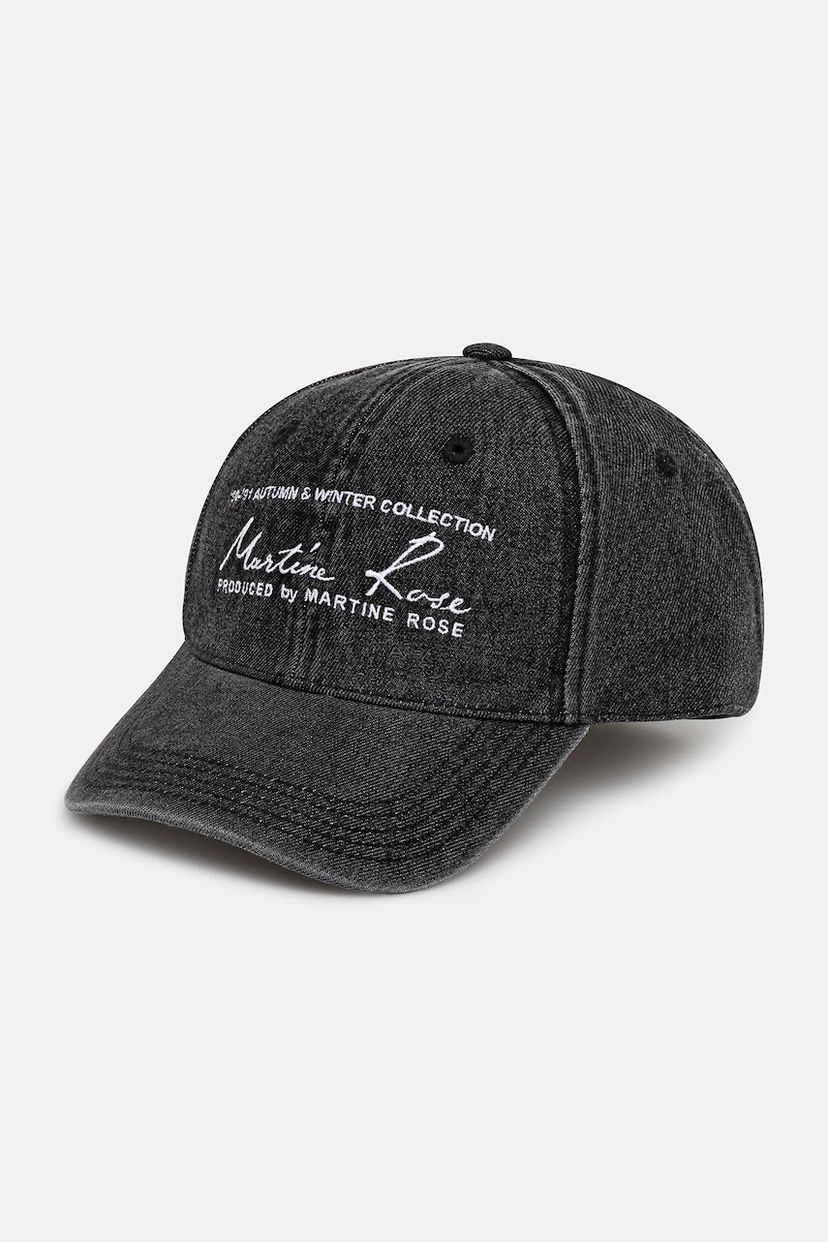 Шапка с козирка Martine Rose Martine Rose Signature Baseball Cap Черно | 1134WP14002