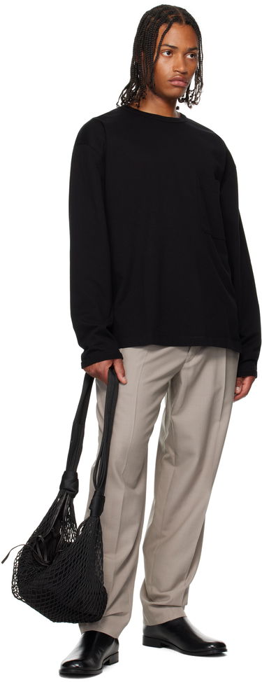 Тениска LEMAIRE LEMAIRE Boxy Pocket Tee Черно | TO1340 LJ1022, 3