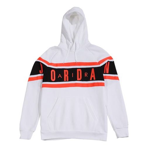 Суитчър Jordan Jordan Air Logo Fleece Pullover Hoodie Бяло | BQ5655-100, 0