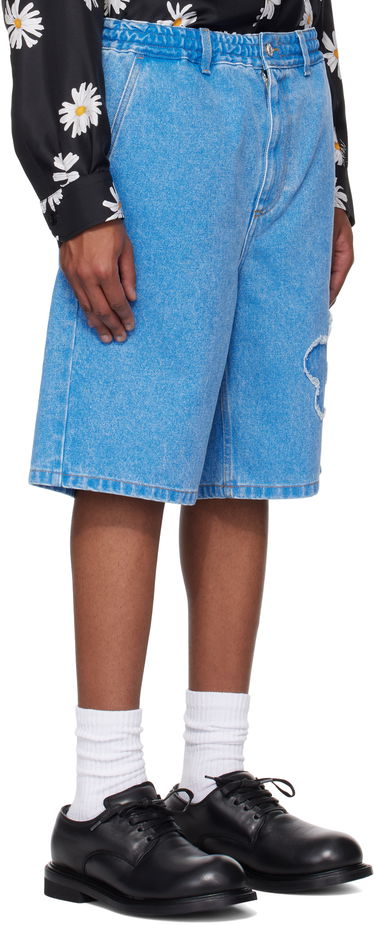 Къси панталони Marni Marni Patch Denim Shorts Синьо | PUJU0070Q2 USCX34, 1