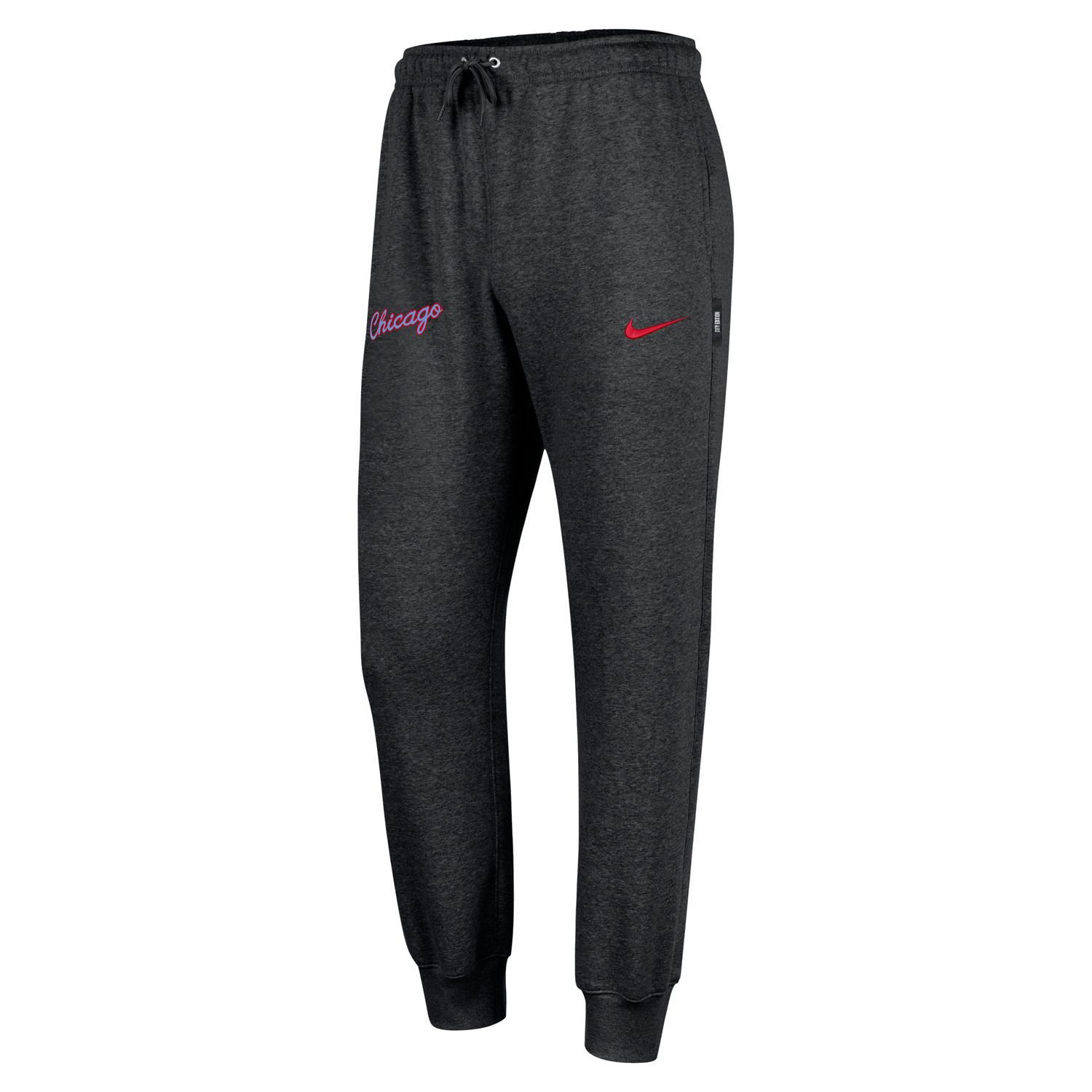Спортни панталони Nike NBA Club Chicago Bulls City Edition Fleece Jogger Сиво | HQ5473-010, 0
