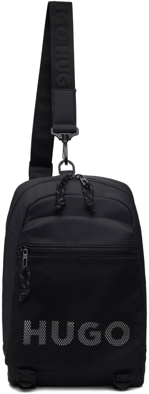 Раница BOSS Hugo Black Monostrap Backpack Черно | 50523496, 0