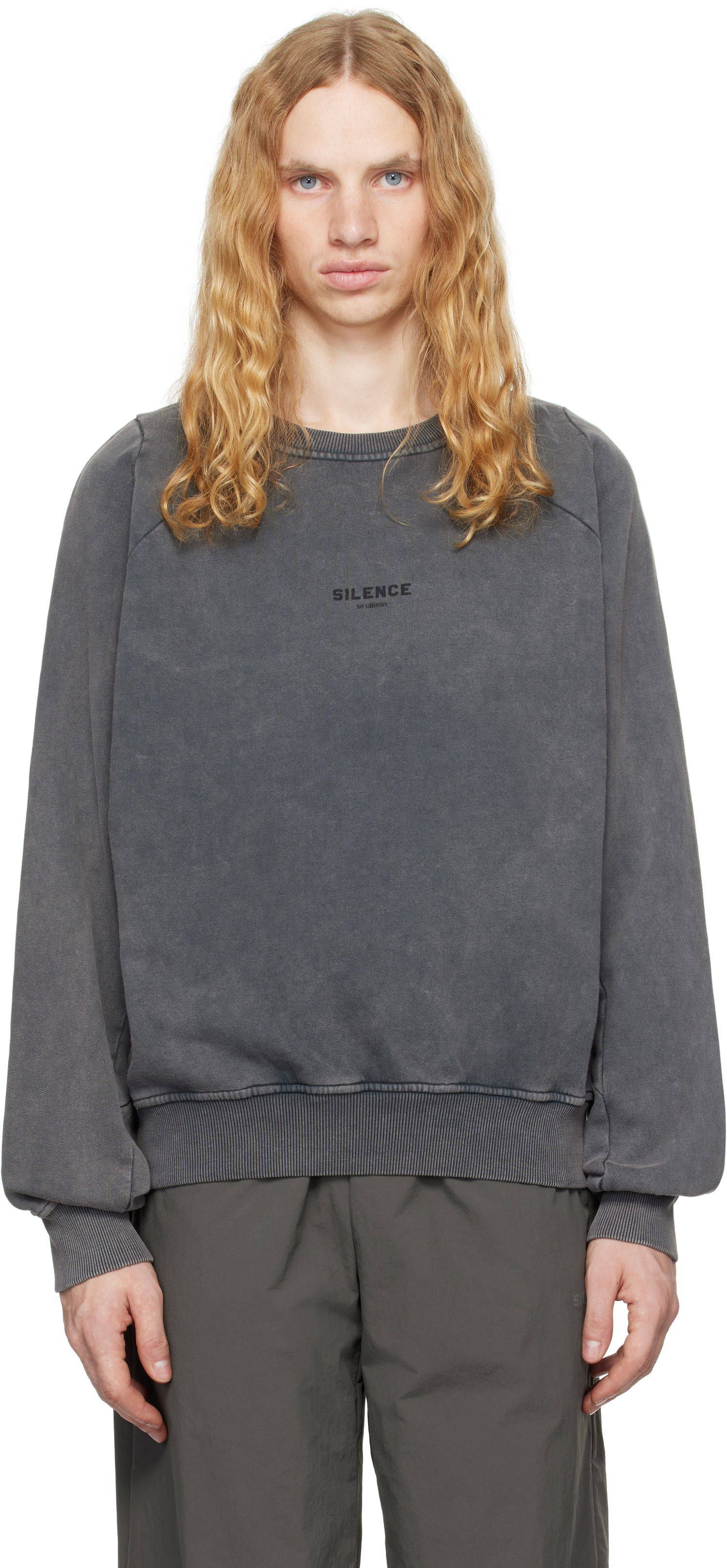 Пуловер Han Kjøbenhavn Raglan Sweater Сиво | U-134149, 0