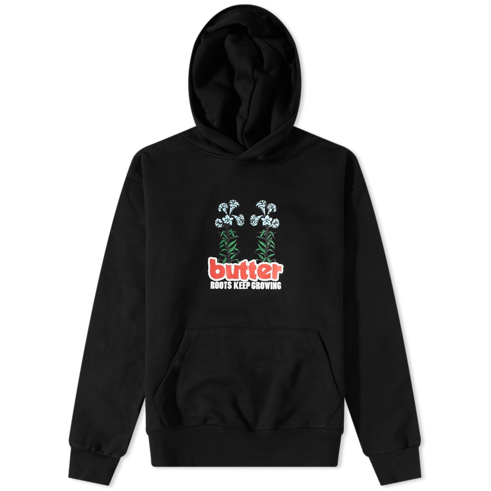 Суитчър Butter Goods Roots Hoody Черно | BGQ12211040-BLK, 0