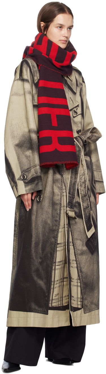 Шал Jean Paul Gaultier 'The ' Scarf Черно | 24/30-U-EC035P-C549-2830, 2