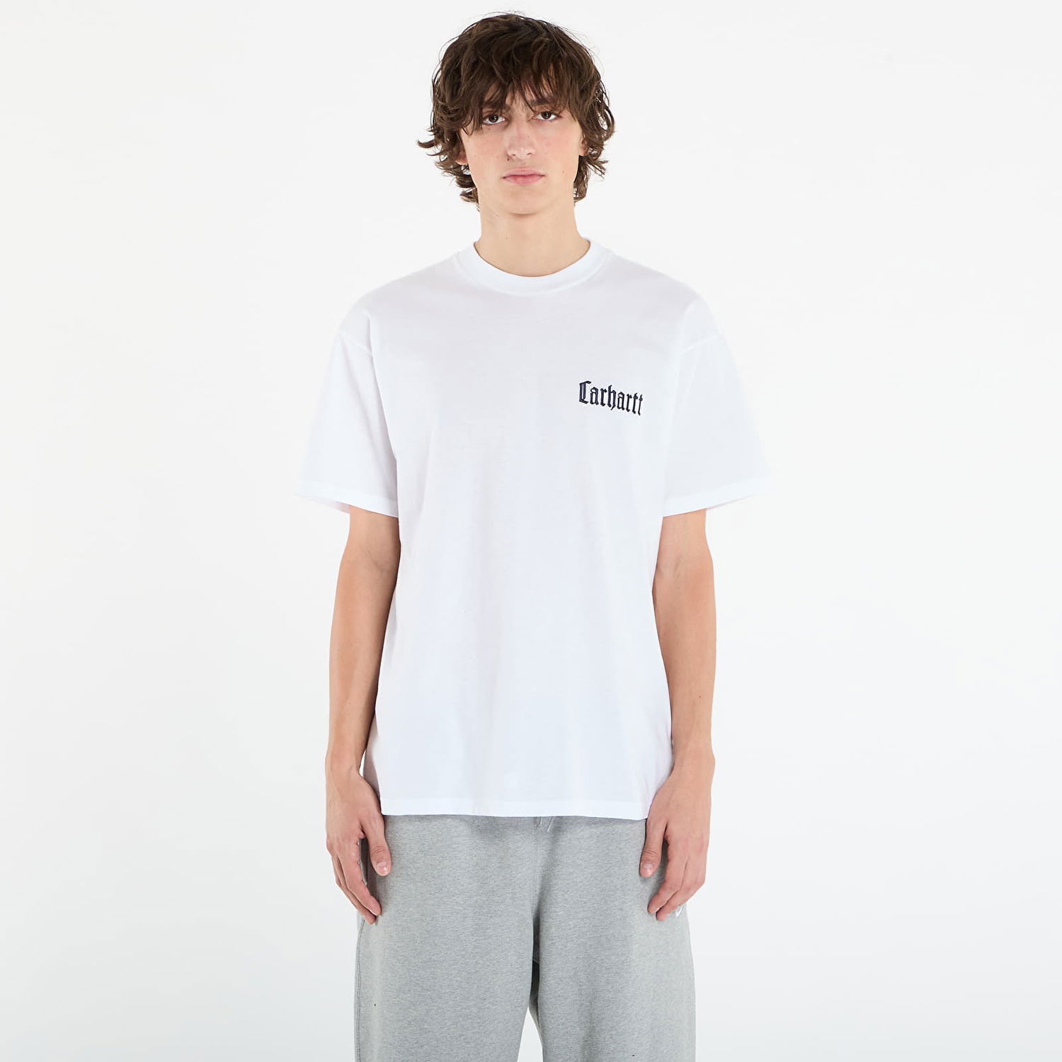 Тениска Carhartt WIP WIP Short Sleeve Schooling T-Shirt Бяло | I035453.02XX, 0