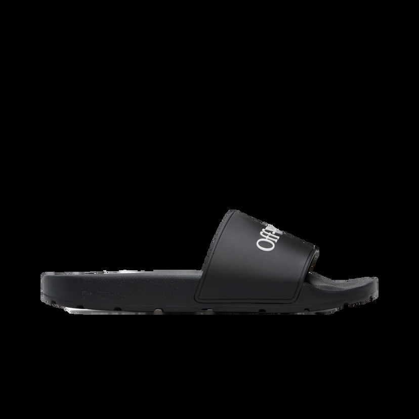 Кецове и обувки Off-White Black Bookish Pool Slides Черно | OMIU002C99MAT0011001