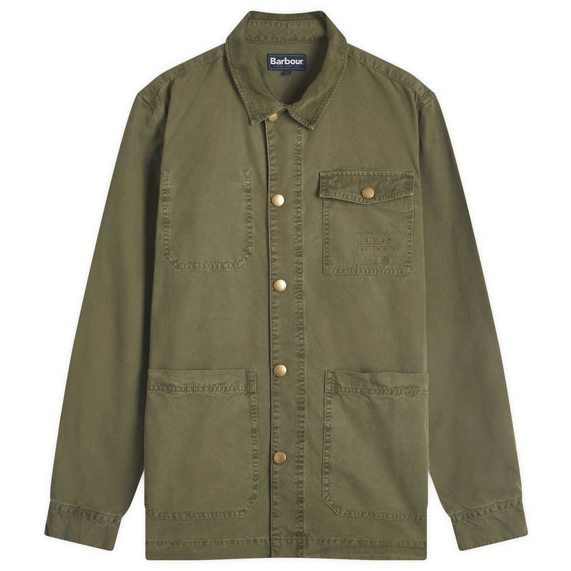 Риза Barbour Overshirt Relaxed Canvas Зелено | MOS0359OL54