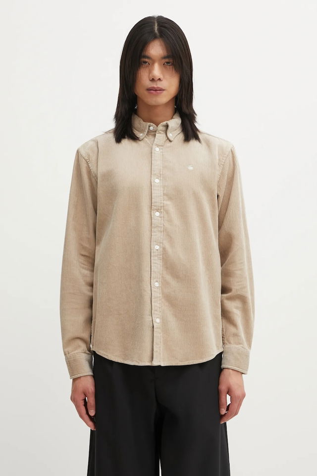 Madison Corduroy Long-Sleeve Regular Button-Down Shirt
