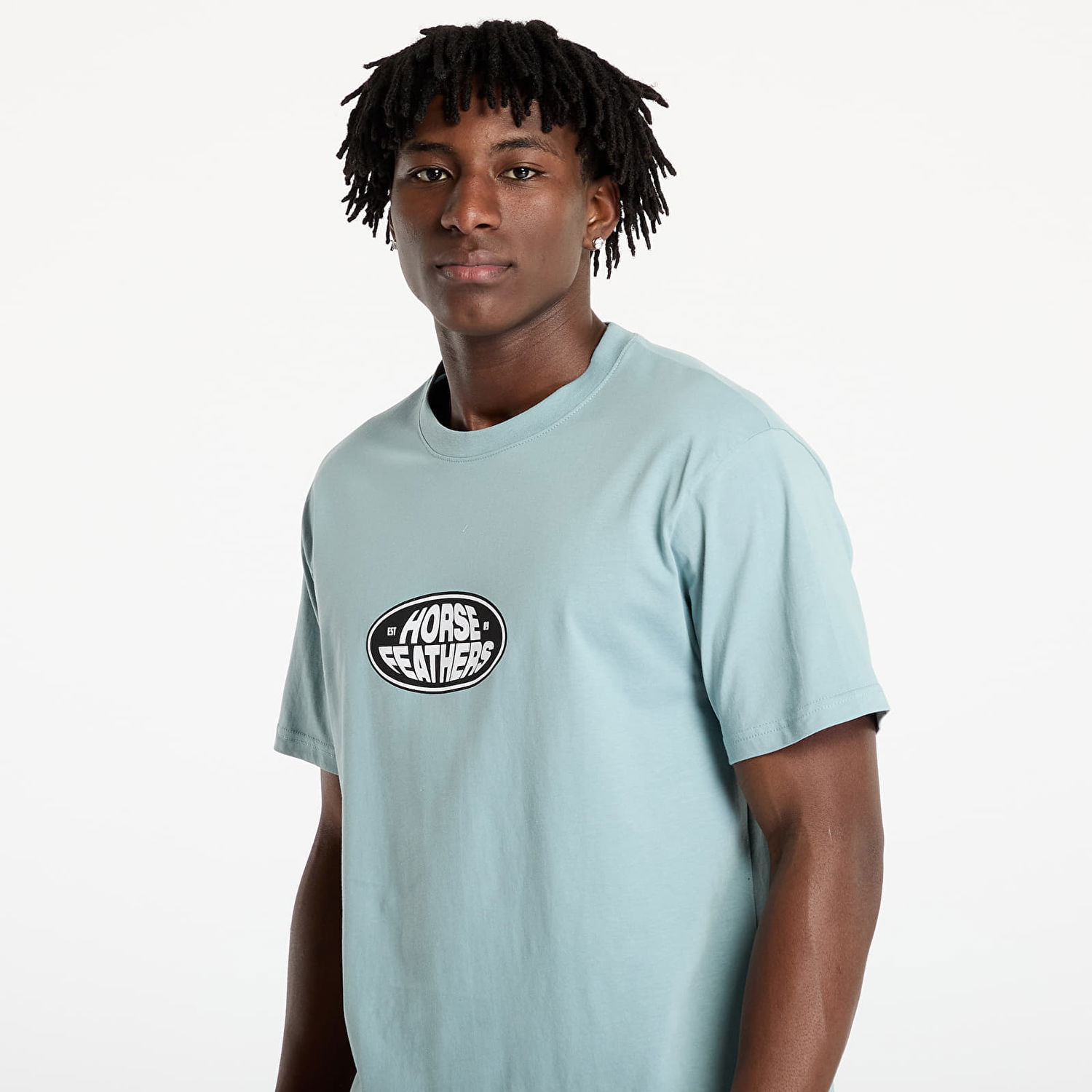 Тениска Horsefeathers Horsefeathers Dynamo T-Shirt Тюркоазено | SM1381B, 1