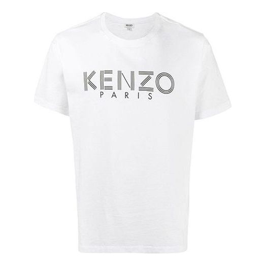 Тениска KENZO KENZO Logo Print Short Sleeve T-Shirt Бяло | F005TS0924SG-01, 0