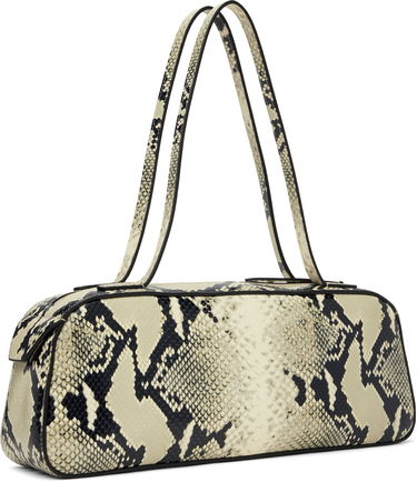 Дамска чанта Khaite KHAITE Simona Snakeskin Shoulder Bag Бежово | H2040-803, 2
