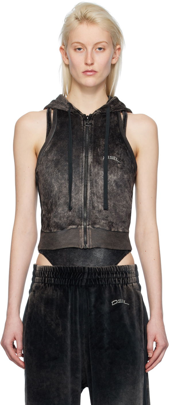 Суитчър Diesel T-Crity-N1 Hoodie Черно | A12135 0KKAL, 0