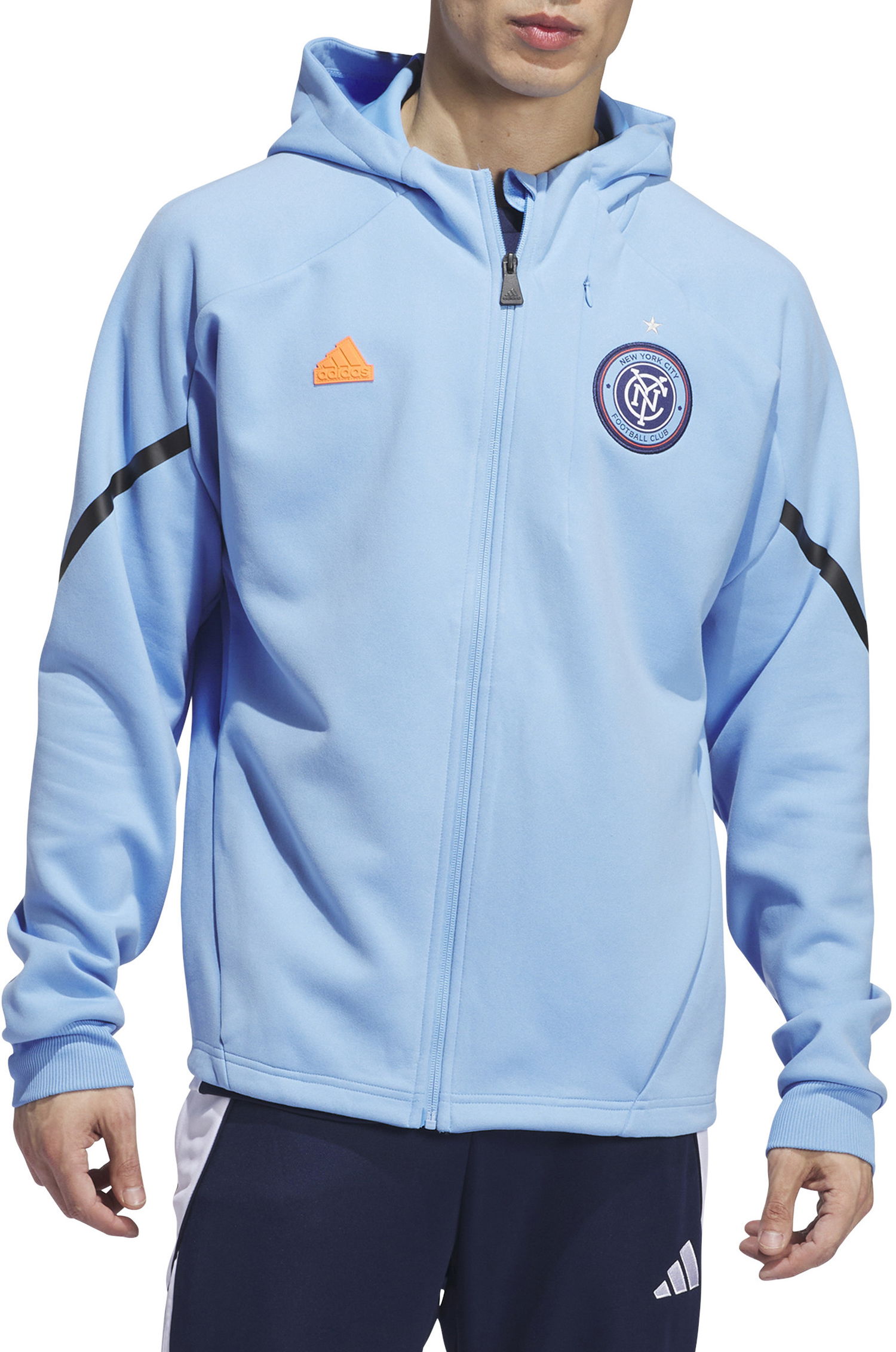 Суитчър adidas Originals NYCFC Anthem Jacket Синьо | iq0743, 0