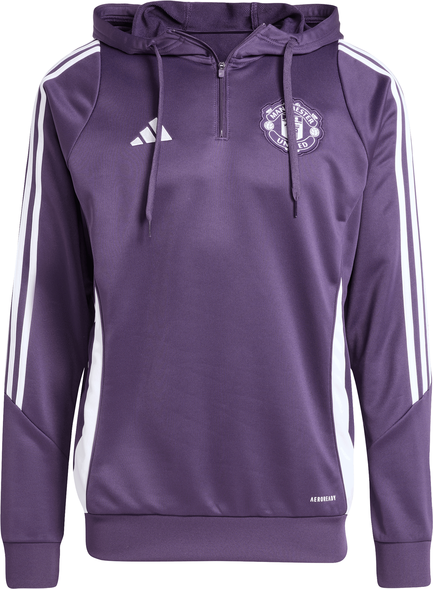Суитчър adidas Originals Manchester United Training Hoodie Лилаво | jp3242, 0