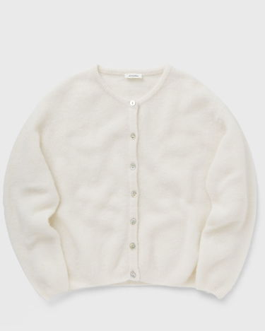 Пуловер American Vintage American Vintage VITOW Knit Cardigan Бяло | VITO19EE24-BLANC, 0