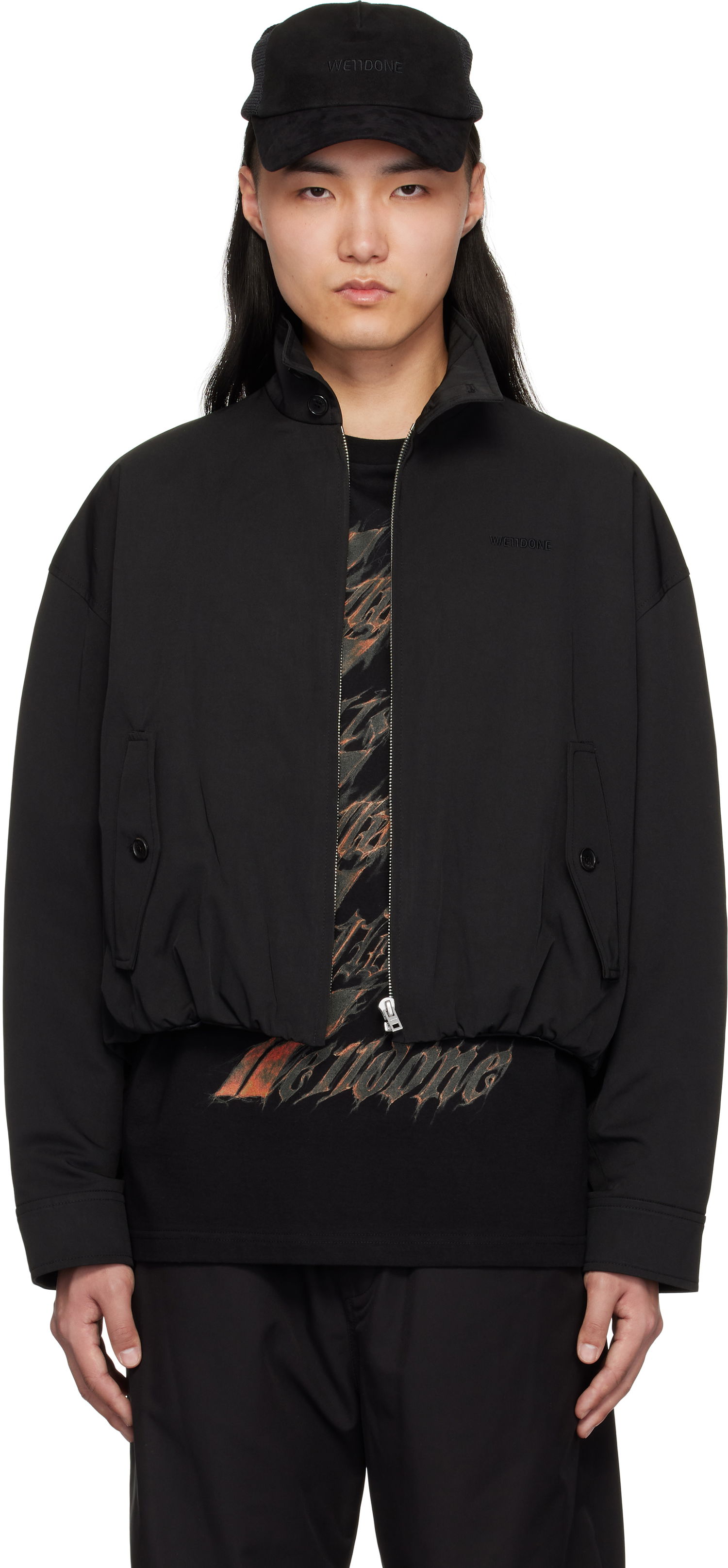 Яке бомбър We11done We11done Harrington Jacket Черно | WD-JP0-25-003-U-BK, 0