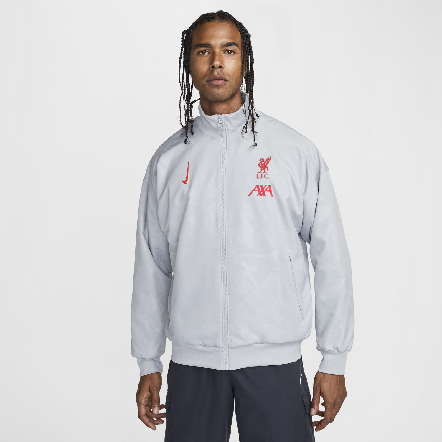 Ветровка Nike Dri-FIT Liverpool FC Strike Сиво | HF3377-078, 0