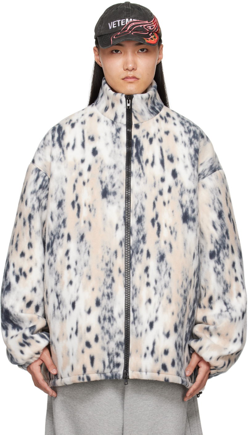 Яке VETEMENTS Printed Jacket Сиво | UE64JA370L, 0