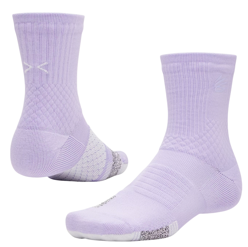 Чорапи Under Armour Curry AD Playmaker Mid Crew Socks Лилаво | 1376231-538