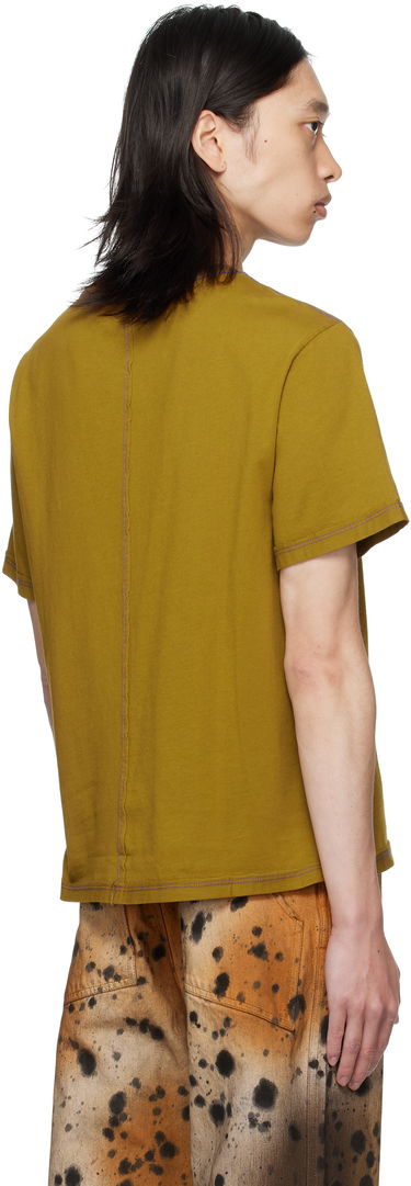 Тениска Eckhaus Latta Eckhaus Latta Lapped T-Shirt Зелено | 301-EL-PF25-O, 2