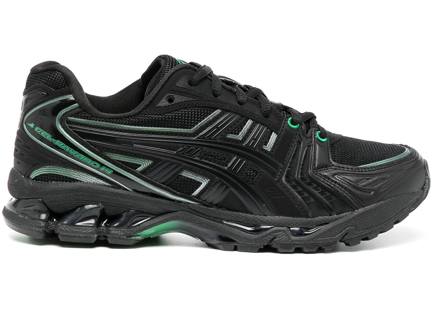 Кецове и обувки Asics Gel-Kayano 14 8ON8 Black Green Черно | 1201B024-001, 0