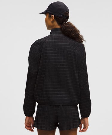Яке lululemon Adapted State Textured Jacket Reflective Grid, Size L Черно | prod20001863, 2