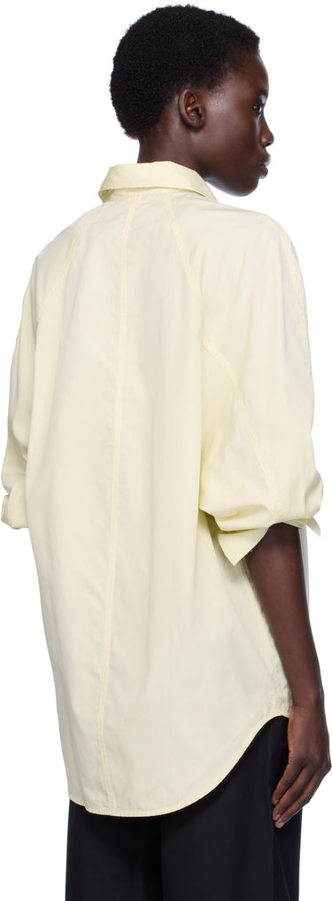 Риза TOTEME TOTEME Raw Raglan Shirt Жълто | 253-WRT0515-FB0226, 2