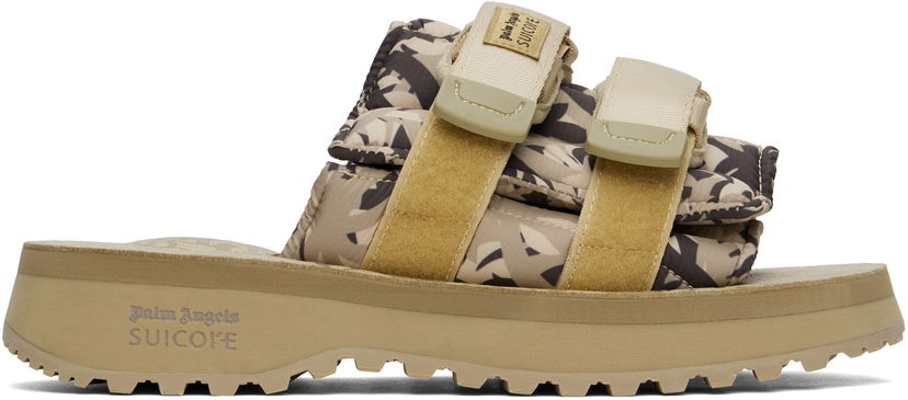 Аксесоари Palm Angels Palm Angels Suicoke Edition Moto-P Sandals Бежово | PWIH030F24FAB0026061