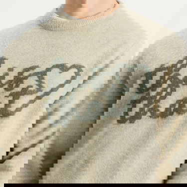 Пуловер thisisneverthat this that Heart Graphic Knit Jumper, Large Бежово | TN253KKNPK10-SND, 5