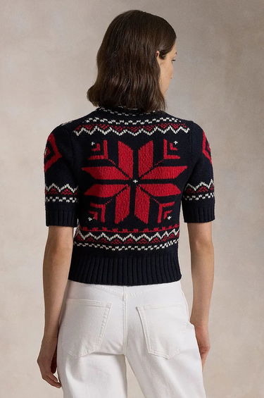 Пуловер Polo by Ralph Lauren Wool Blend Mockneck Fair Isle Sweater Тъмно синьо | 211947919, 1