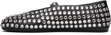 Облекло Alaïa ALAÏA Lambskin Ballerina Flats with Strass Черно | AA3A029CK116, 2