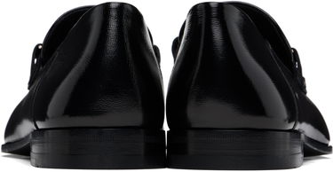 Кецове и обувки FERRAGAMO Salvatore Ferragamo Hybrid Gancini Ornament Loafers Черно | 778971, 1