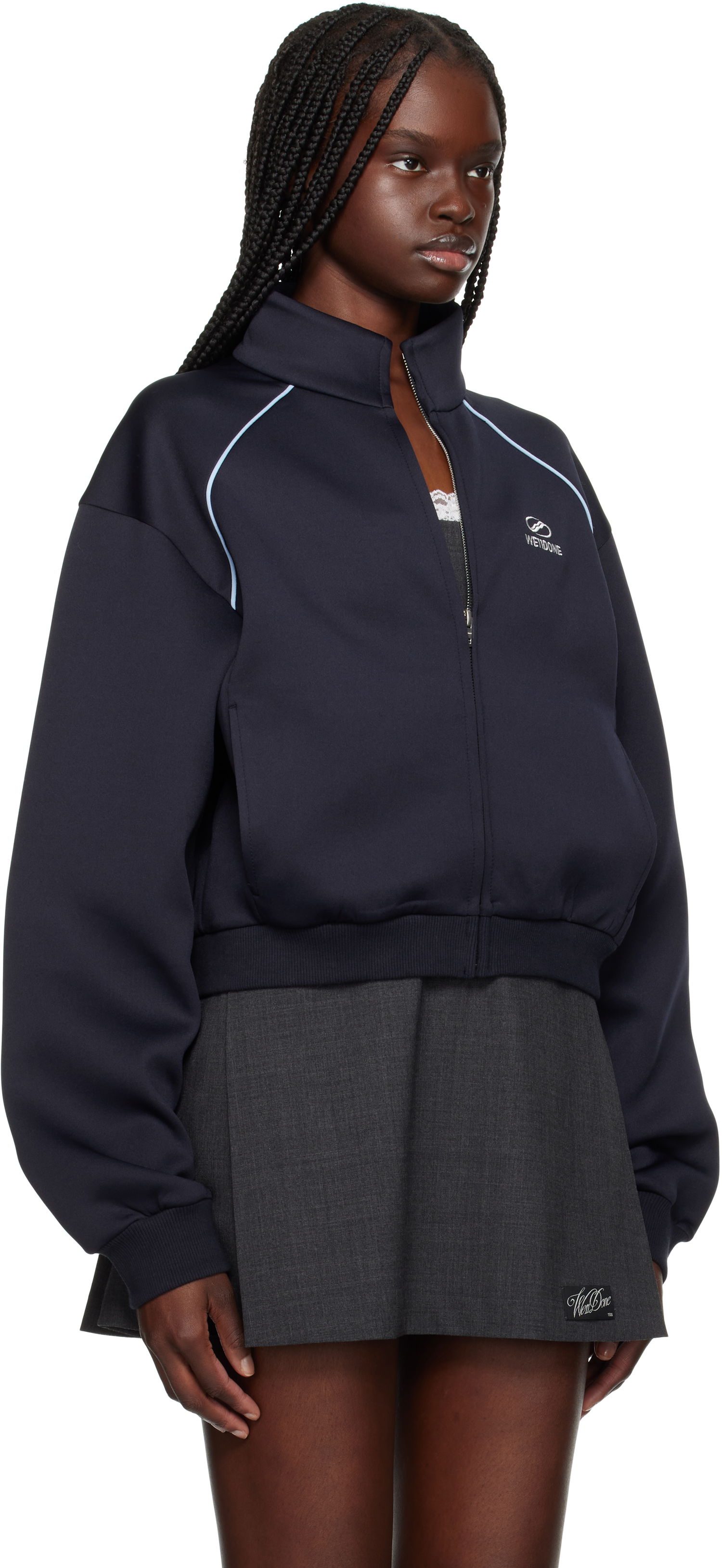 Яке бомбър We11done We11done Sporty Selldone Track Jacket Тъмно синьо | WD-TJ1-25-832-W-NV, 1