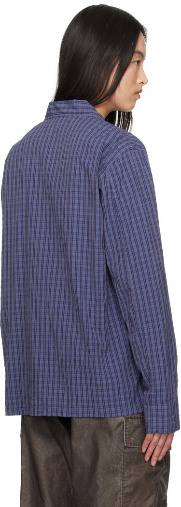Риза OUR LEGACY Our Legacy Box Check Shirt Лилаво | M2252BK, 2