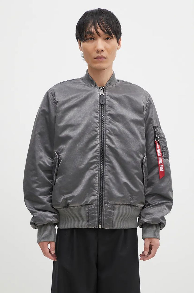 Яке бомбър Alpha Industries Bomber Jacket Oversize Сиво | 148127