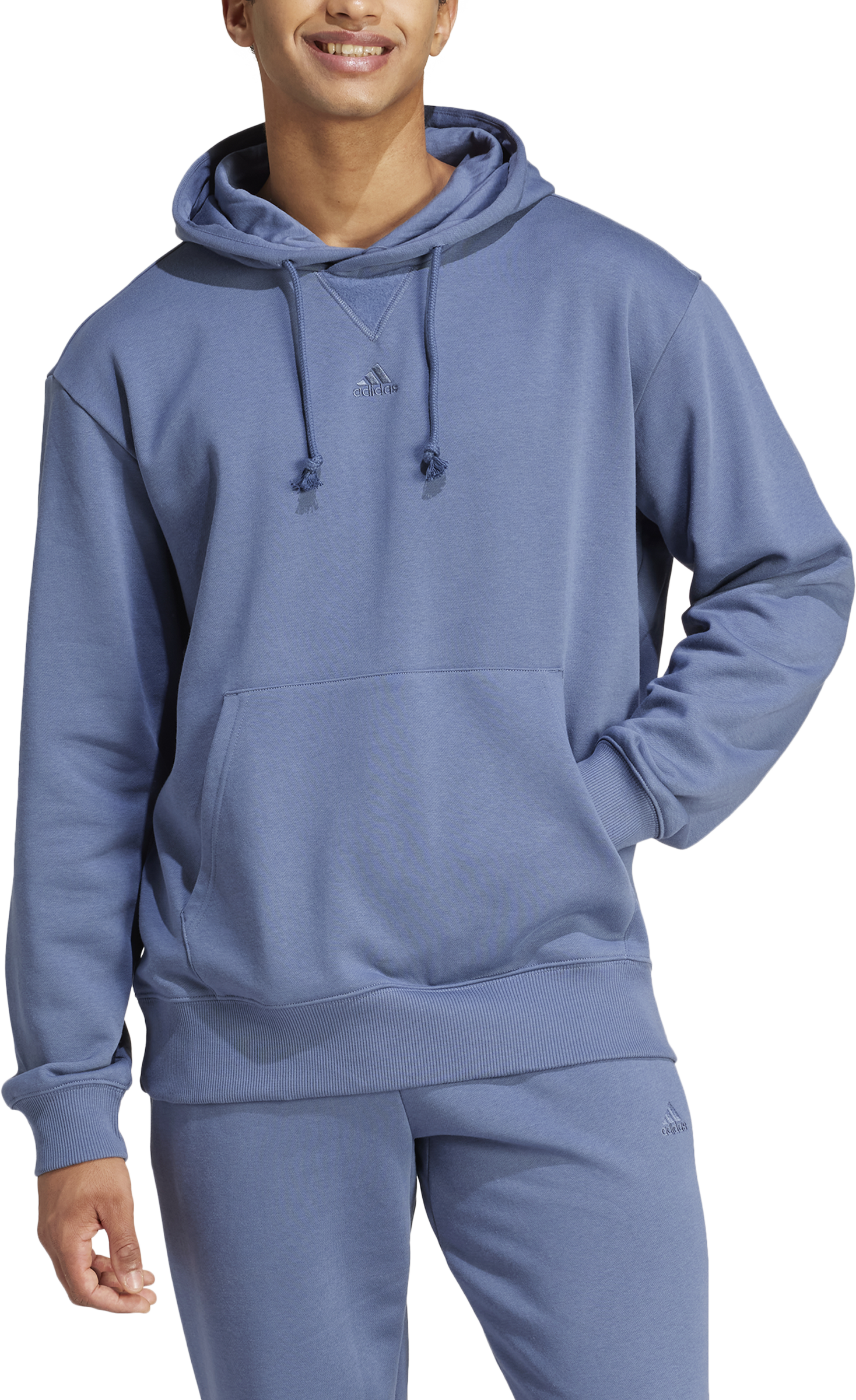 Суитчър adidas Performance Sportswear ALL SZN HDY Hoodie Синьо | ix3955, 0