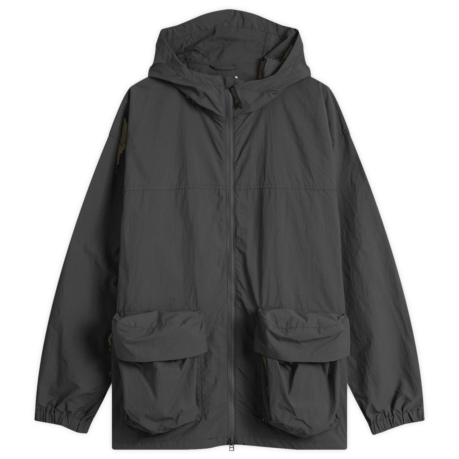 Ветровка Snow Peak Snow Peak Nylon Tussah Jacket, Size Large Сиво | JK-25SU008-BK, 1