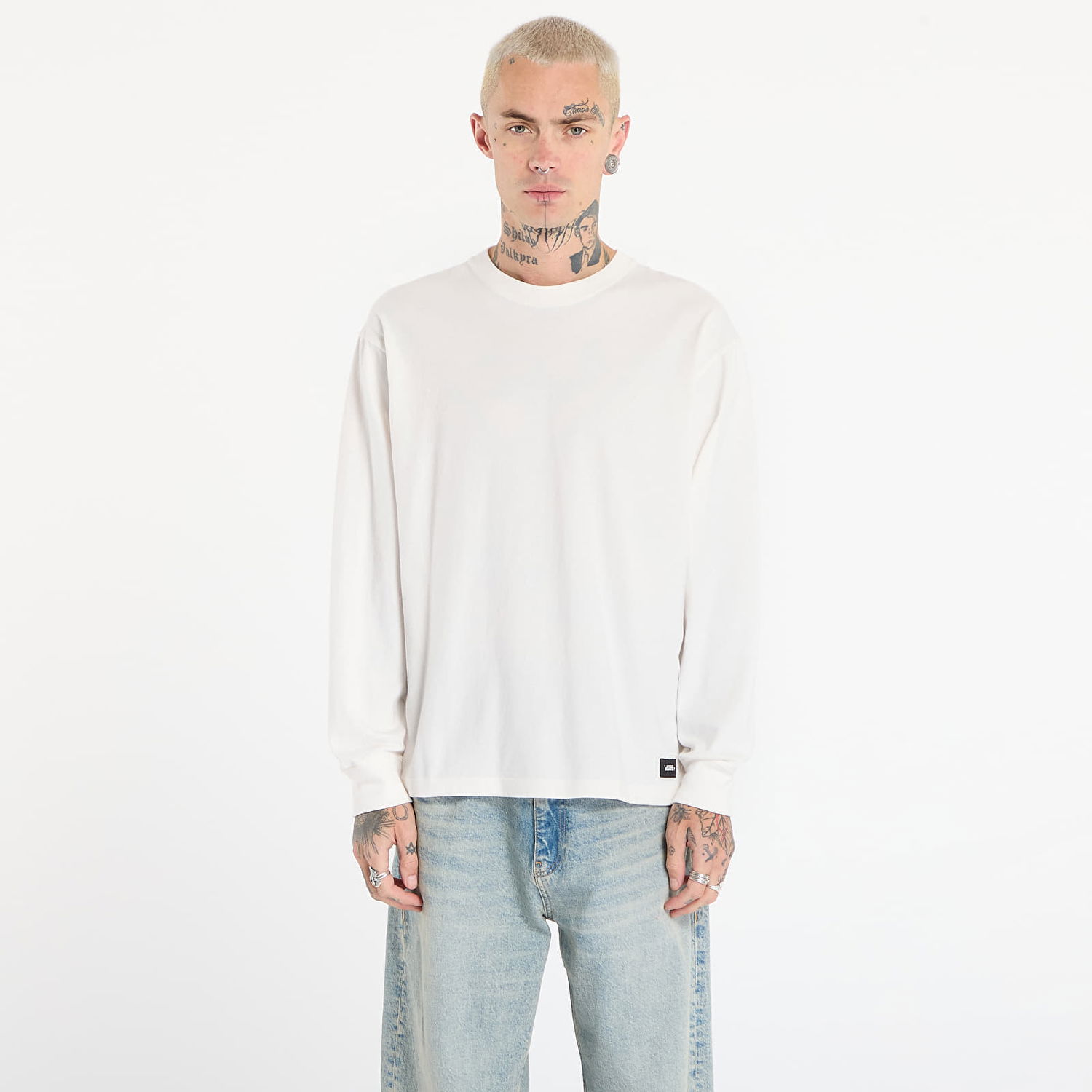 Тениска Vans Long Sleeve T-shirt LX Бяло | VN000PFKC9F1, 0