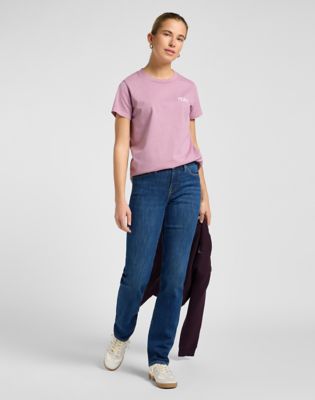 Тениска Lee Lee Relaxed Graphic T-Shirt Розово | 112371876, 1