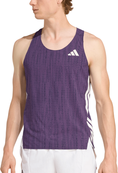 Потник adidas Originals Adizero Running Tank Top Лилаво | jp3773, 0