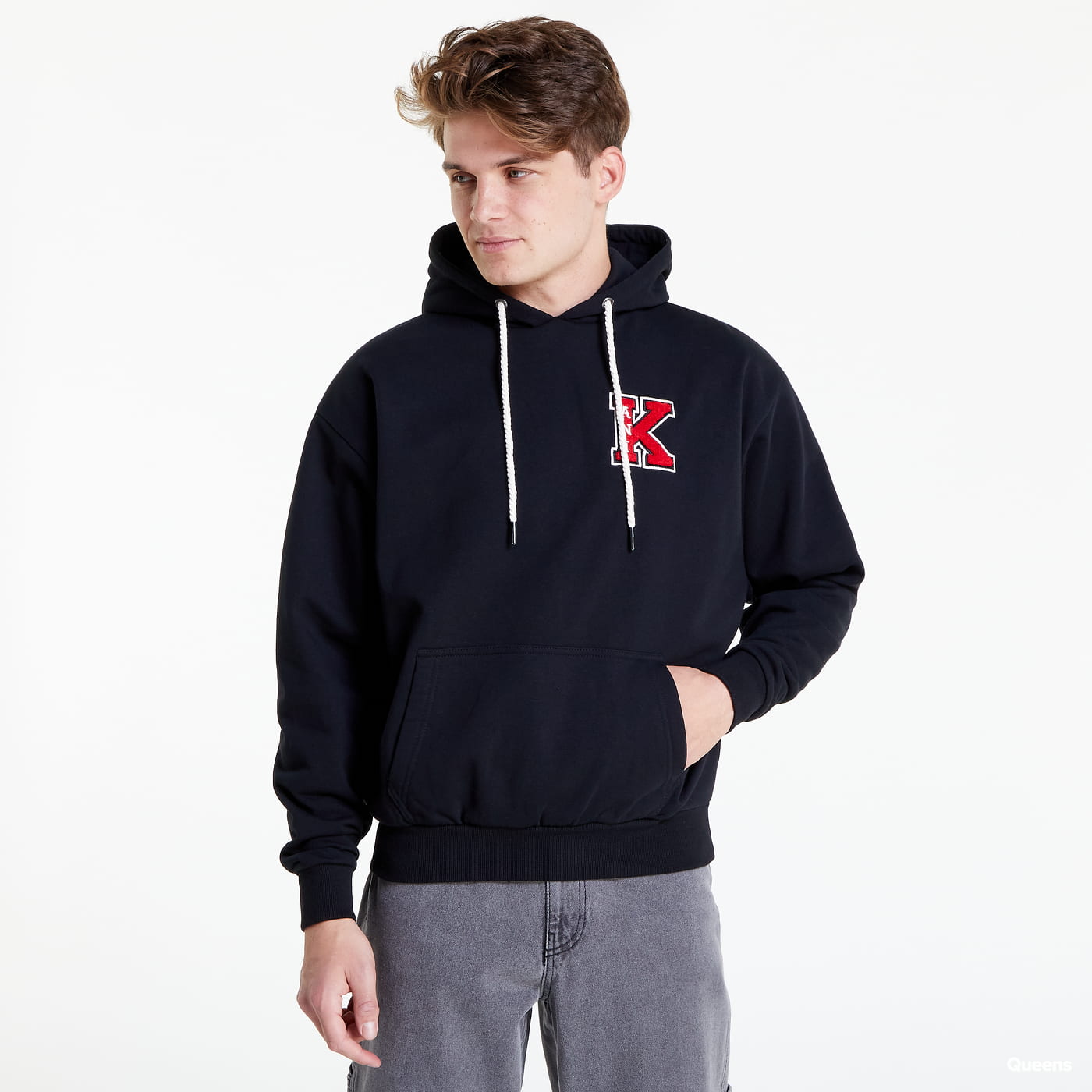 Суитчър Karl Kani Retro Patch Hoodie Черно | KM223-049-2, 0