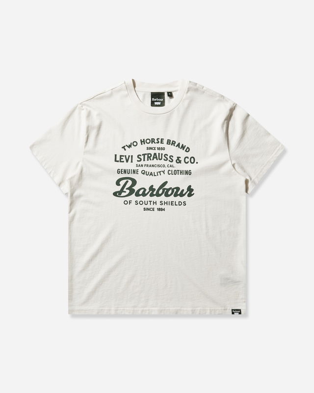Graphic T-Shirt Two Horse Brand Levi Strauss & Co. Barbour