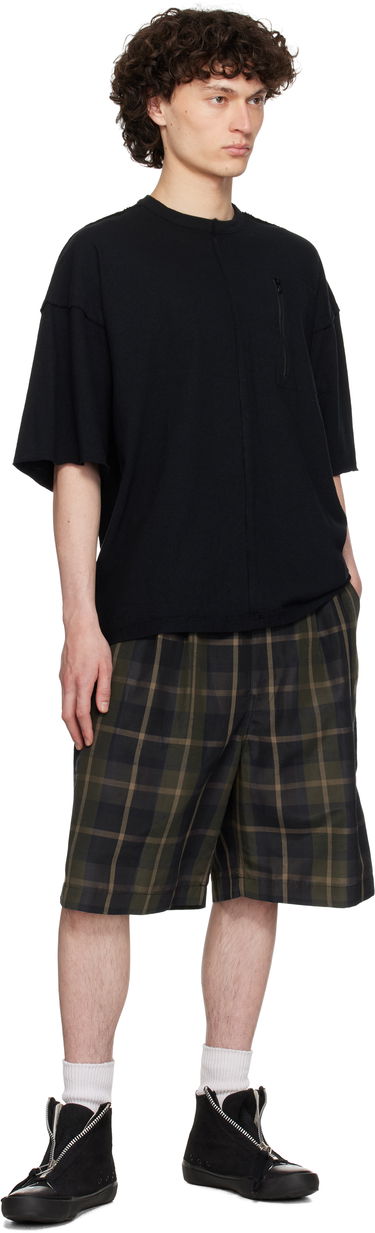 Тениска UNDERCOVER UNDERCOVER T-Shirt with Zipper Pocket Черно | UC1E4818, 3