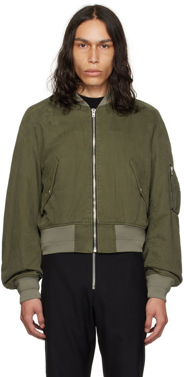 Яке бомбър We11done We11done Dropped Shoulder Bomber Jacket Зелено | WD-JP3-23-014-U-KK, 0