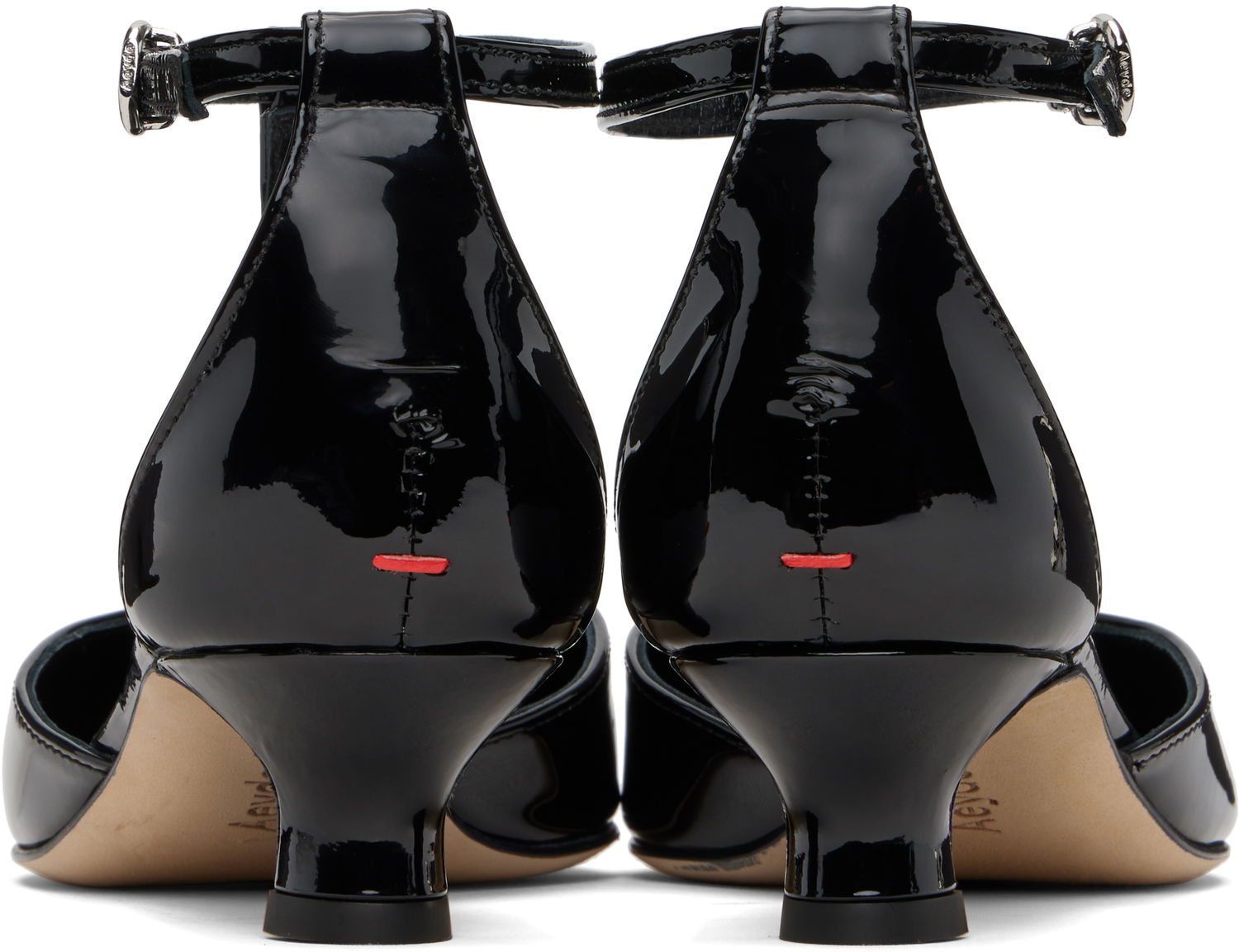 Аксесоари Aeyde Aeyde Liz T-Bar Kitten Heels Черно | A11-PU0596005001-225, 1